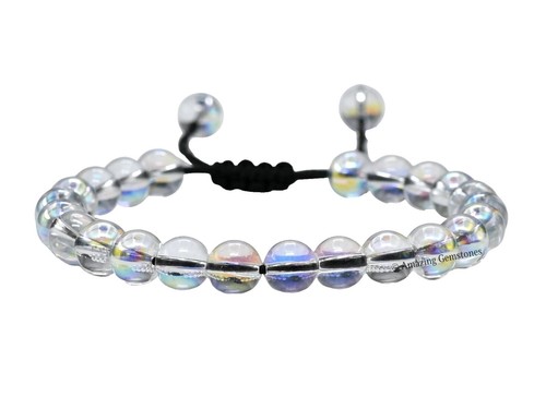 Beaded Ladies Silver Tone Fashion Quartz Watch Bracelet With  display picture 2