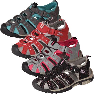PDQ Damen Wander Sandale geschlossene Zehe Damen Strand Trail Trekking Reise Schuhgröße
