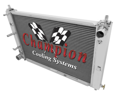 Atom Champion 2 Row All Aluminum Radiator for 1997 - 2004 Ford Mustang V8 Engine