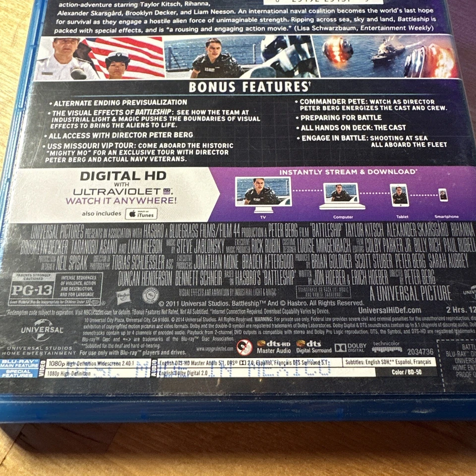 Battleship (Blu-ray, 2012) - Image 3 of 4