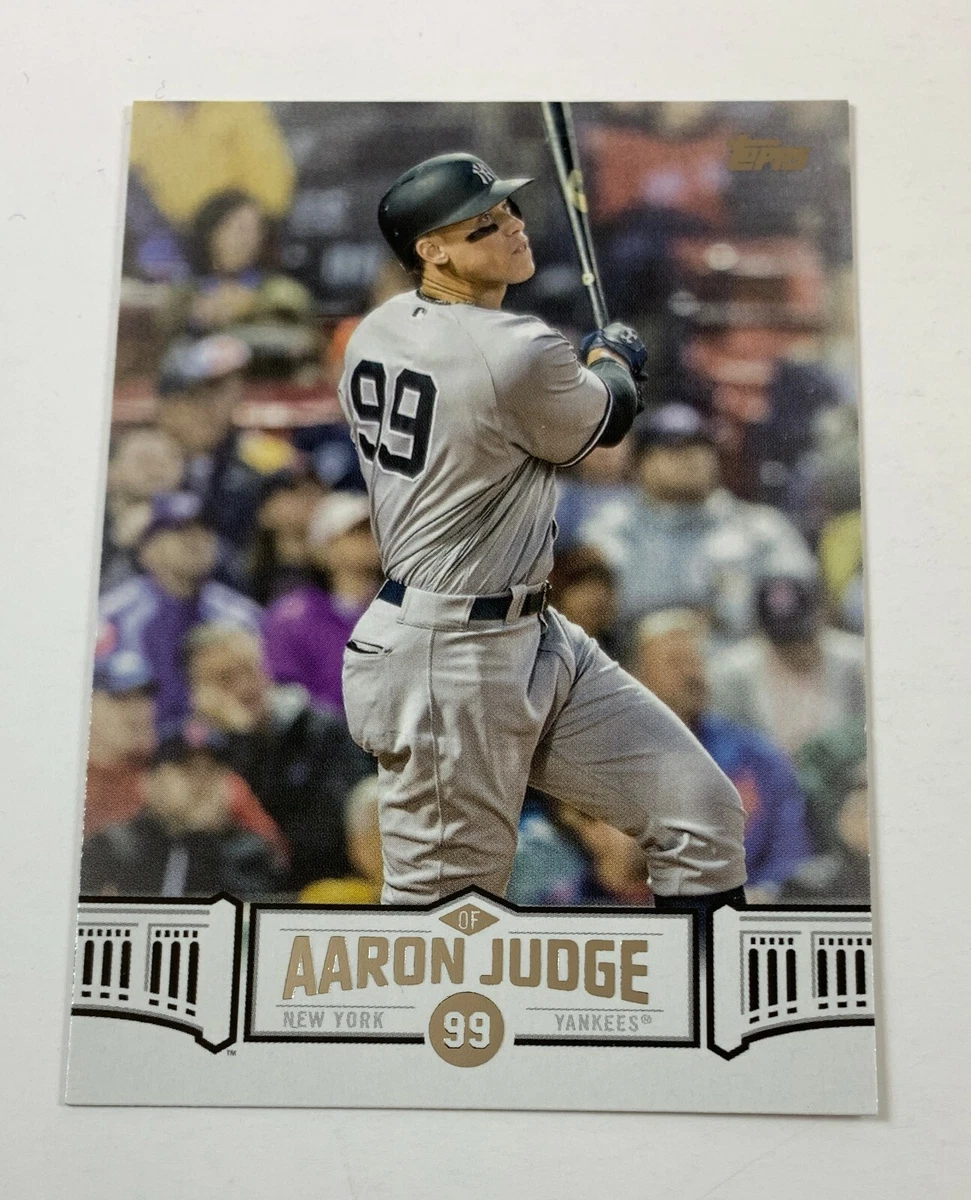 2018 Topps #AJ-2 Aaron Judge April 26, 2017 Birthday Bash Single Card Jdg1