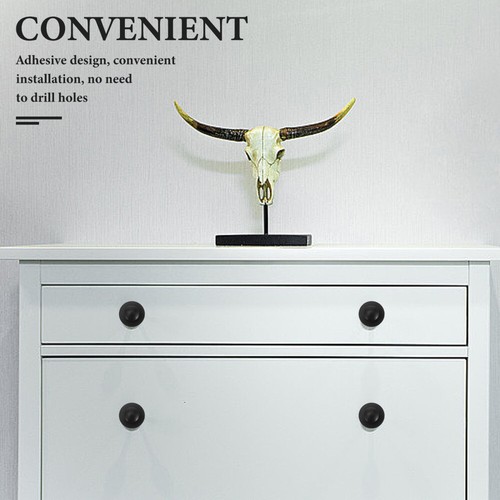 Kitchen Cabinet Knobs Handles Cabinets Adhesive Door Baby Stick on - Picture 4 of 12