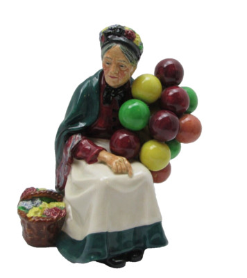Royal Doulton 1992 ''Old Balloon Seller'' HN1315 Hand Painted Figurine *