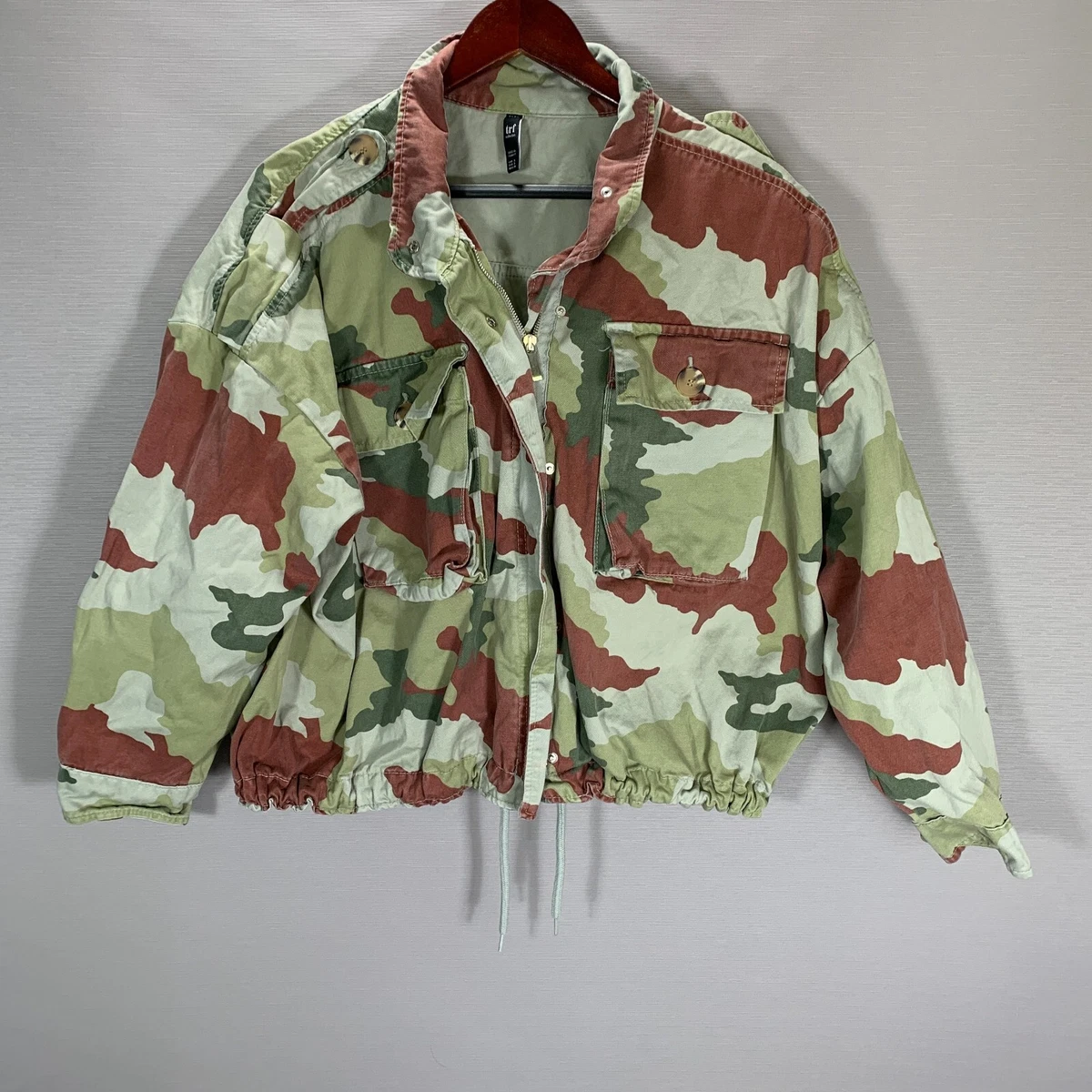 Womens camo jacket clearance zara