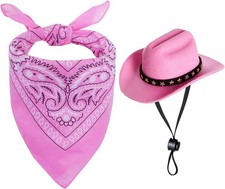 choyaxo Halloween Costumes for Dogs Cat Pet Cowboy Costume Small, Pink