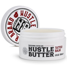 Hustle Butter 5Oz Tattoo Balm - Vegan Aftercare for New and Old Tattoos