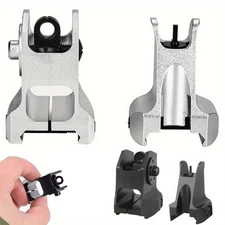 1 Pair Tactical Iron Sights Fixed Front RearSet for DD Rapid Backup Hunting US
