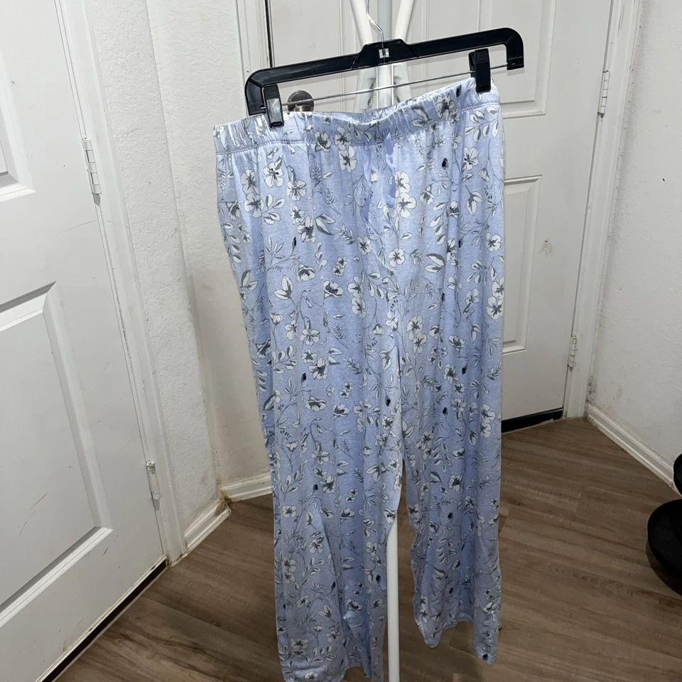 Croft And Barrow 2 piezas poliéster spandex ropa de salón conjunto de pantalones PJ Plus talla 2X Foto 3 de 4