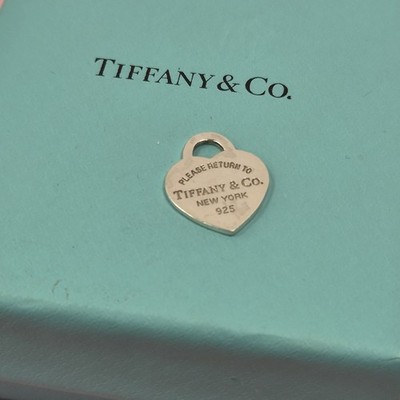 Tiffany & Co. Return To Small Heart Anhänger Charm für Armband Halskette Größe 2 cm
