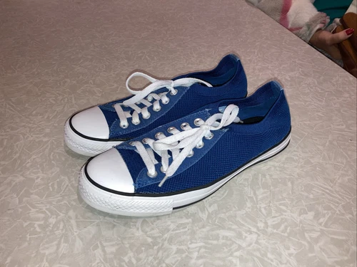 SNEAKERS CONVERSE KNIT BLU "TWISTED SUMMER" UOMO 7 DONNA 9