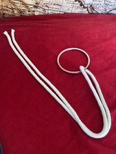  Vintage  Ring & Rope  Steel With Squared Edg...