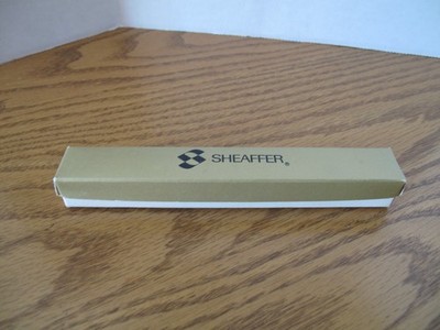 Vintage Sheaffer Ballpoint Pen Chrome & Black with Box & Paperwork