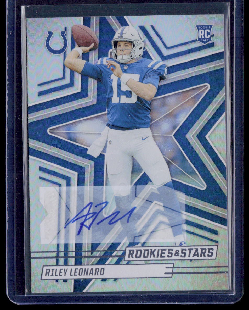 Riley Leonard 2025 Panini Absolute #172 Signature Colts (RC,AU)
