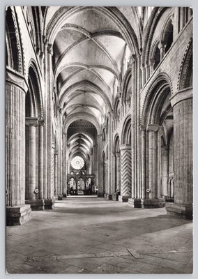 c37496 Cathedral Durham Co Durham England  RP postcard