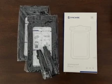 New SYNCWIRE Waterproof Phone Pouch 2-Pack Universal IPX8 Waterproof Phone Case