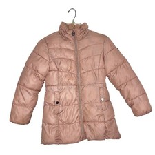 Michael Kors Big Girls Stadium Puffer Jacket Size 10-12 Blush Pink - No Hood