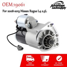 Starter For 2008-2013 Nissan Rogue L4 2.5L 2007-2012 Nissan Sentra L4 2.5L 19061