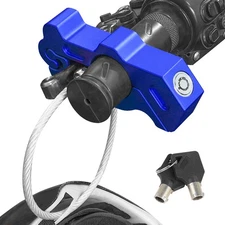 Anti-Theft Handlebar Lock Helmet Security Lock For Motorcycle Sports Bikes ATVs