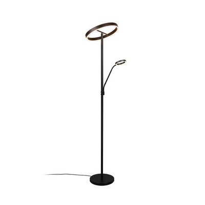 Trio Lighting LED Stehlampe Standlampe Willis schwarz matt Metall CCT Dimmer107