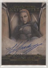2019 Star Wars Masterwork Wood 4/10 Katee Sackhoff as Bo-Katan Kryze Auto 0c3
