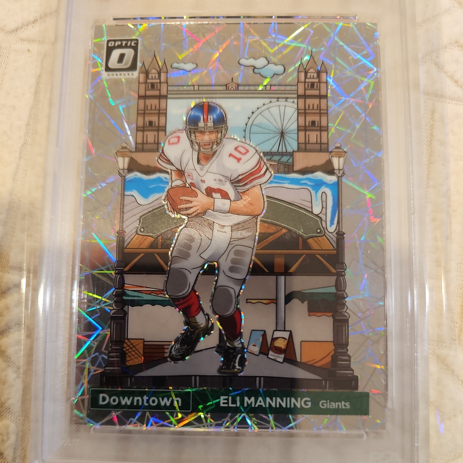 2023 Panini Donruss Optic International Downtown Eli Manning #1 PSA 10 Giants
