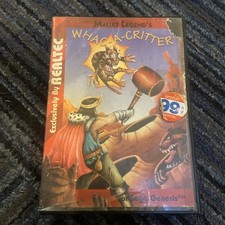 Sega Genesis Mallet Legend' s WHAC-A-CRITTER - Original Classic Game by Realtec