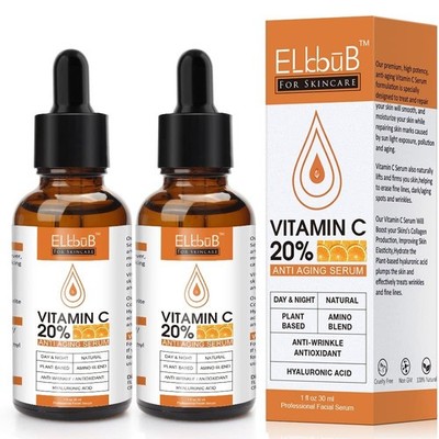 Acido Hialuronico Puro De Alta Potencia Antiarrugas Serum Vitamina C