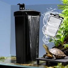 Small Aquarium Filter, Fish Tank Filter, Turtle Tank Filter,Ultra Silent 3.5W...
