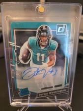 Parker Washington Rated Rookie Clear Cut Auto. One Touch Included.