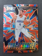 2021-22 Jalen Suggs Select Basketball Rookie RC Red Turbocharged Prizm Magic #2