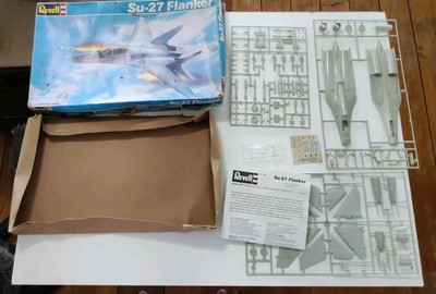 1:72 Scale Model Airplane Revell Kit Flanker Soviet Fighter Kit Vintage