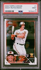 2023 Topps Chrome Adley Rutschman PSA 9 MINT RC rookie