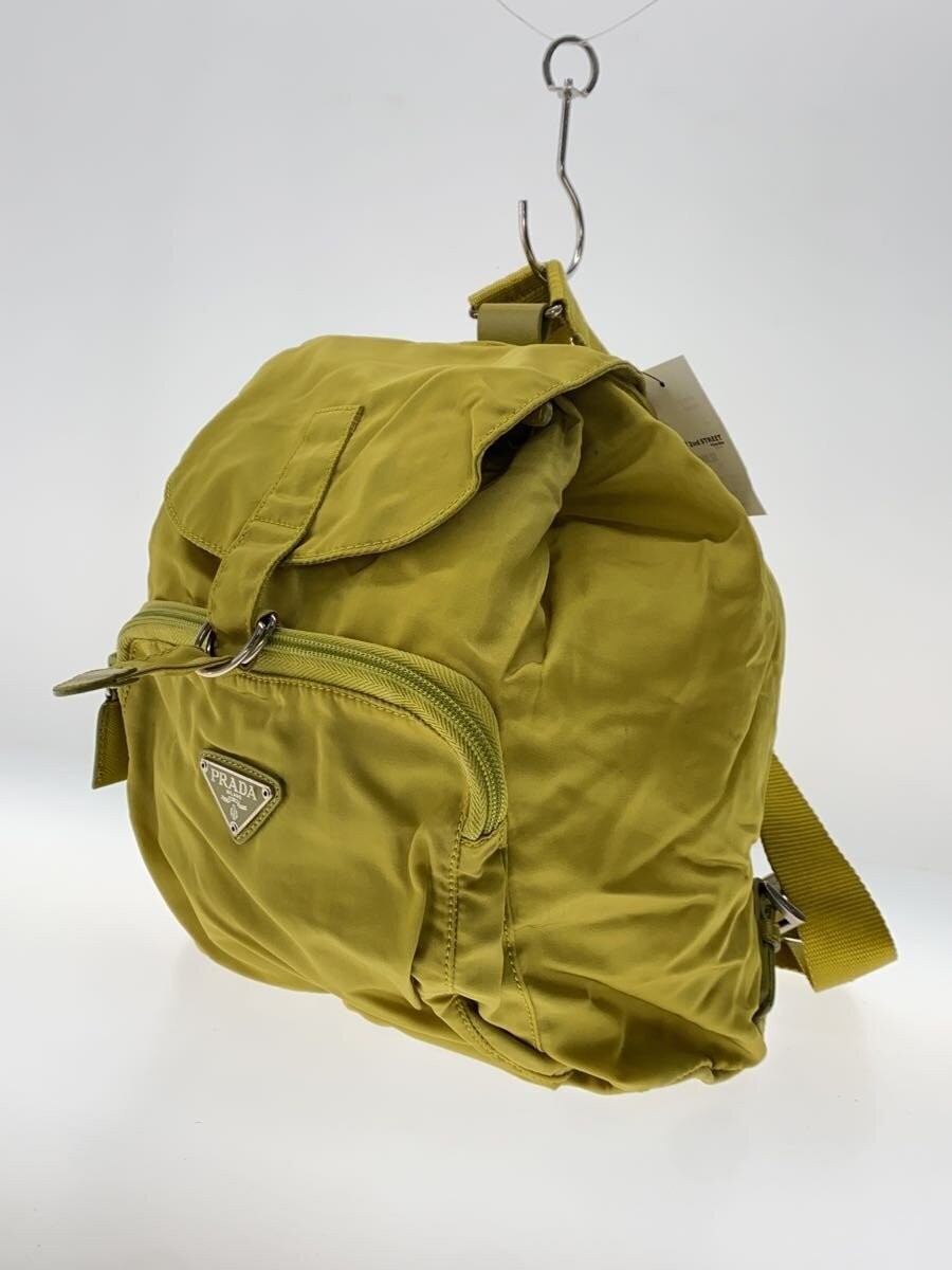 PRADA Backpack Nylon YLW Solid - image 2