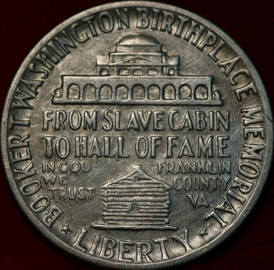 1946 Booker T Washington Silver Commemorative Half Dollar - Image 2 of 2