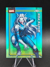 2026 Topps Chrome Marvel WHITE FOX Aqua Refractor /199 #196