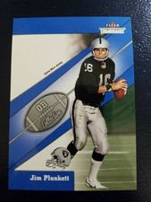 Jim Plunkett Raiders 2002 Fleer Throwbacks QB Collection PRE PRODUCTION PROOF