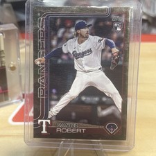 2025 Topps Update Daniel Robert Rookie Camo Foil Parallel /25 Rangers RC #US304