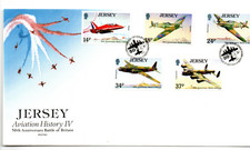 Jersey - 1990 FDC  Aviation History Battle of Britain