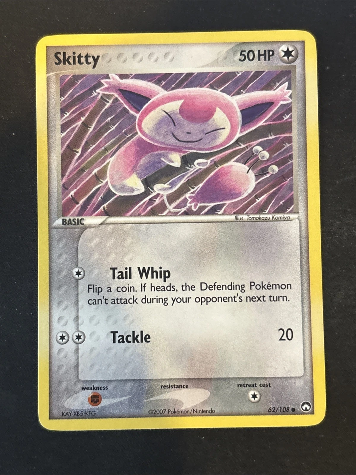 Skitty - 62/108 - Common LP, English Pokemon EX Power Keepers