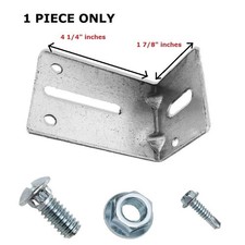 Garage Doors JB-9 Track Jamb Bracket Size 9, 1 7/8" x 4 1/4" Vertical Track