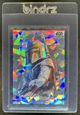 2022 Topps Chrome Star Wars Galaxy Boba Fett Atomic #/150