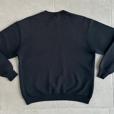 Vintage 90s Russell Sweatshirt Black L USA Used