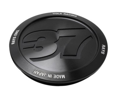 RAYS Volk Racing Center Cap Schwarz ZE40 TE37 Ultra Saga Sonic 4 Sets Neu JDM