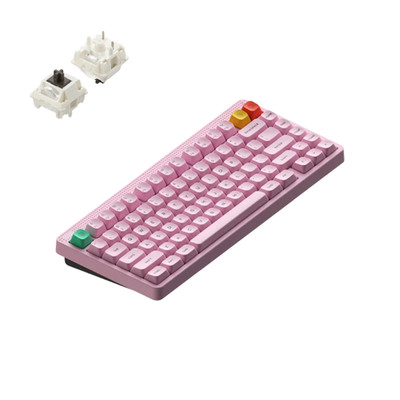 NuPhy Node75 Kabellose Mechanische Tastatur QWERTY High / Light Pink / Brown Max