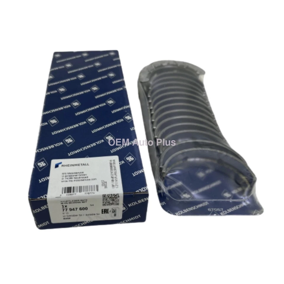 11217627039 Juego de cojinetes principales de manivela para BMW N52 N54 N55 M135I M2 X1 X3 X5 X6 Z4 Foto 3 de 3