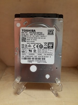 Toshiba 500GB MQ01ABF050 2.5'' Thin HDD Hard Drive HDKCB16D4A01 S 2Y22D