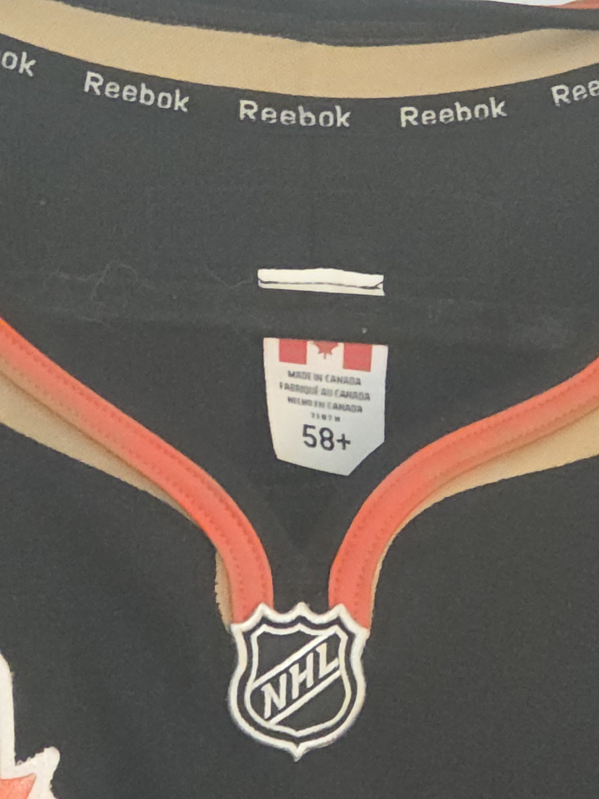 Autographed Ryan Getzlaf Jersey Size 58 Anaheim Ducks. Game Issued. 