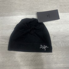 Arc  teryx Rho Toque Beanie Black Microfleece Poly One Size Fits All NEW w tags