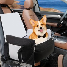 Dog Car Seat for Small Medium Sized Dogs, Cat Dog Car Seat with Seat Belt,Det...