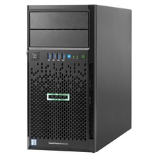 Image of HPE ProLiant ML30 Gen9 4LFF Tower Server Intel Core i3-7100, 32GB RAM, H240 HBA